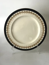 Vintage Alfred Meakin Bleu du Roi Blue Gold Pattern Dinner Plate - 4 Available