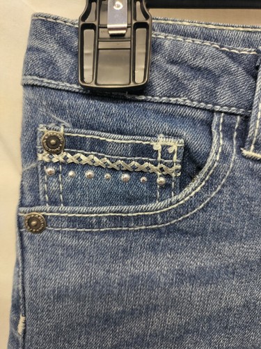 Girl's Jeans, New, Arizona, XL 6X, Boot Cut, Blue - Picture 2 of 5