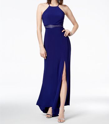 nightway navy blue dress Nightway Long Off Shoulder Petite Formal Gown 21825P