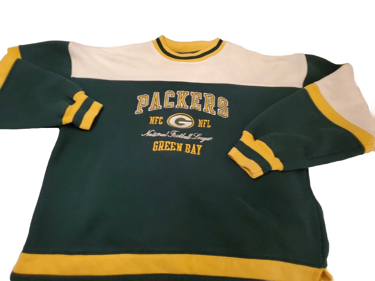 Vintage Green Bay Packers Hockey Jersey Replica Pro Player HEAVY NFC NFL