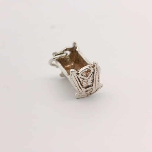 Rare Vintage Sterling Silver Old Fashioned Babies Cradle/Cot Charm eBay