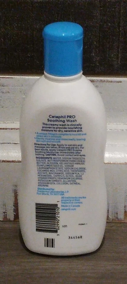Cetaphil Pro успокаивающая стирка, оригинальная версия, 10 унций - Изображение 2 из 4