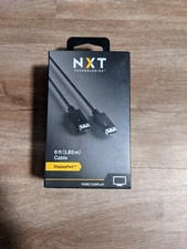 NXT Technologies 6' DisplayPort Audio/Video Cable, Black, NX51763