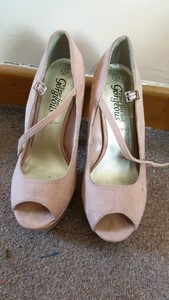 new look blush shoes