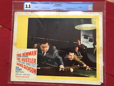 THE HUSTLER ('61) ORIG Lobby Card #2/Paul Newman/Jackie Gleason/POOL Sharks/RARE