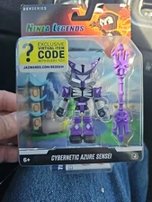 DevSeries Ninja Legends Cybernetic Azure Sensei Action Figure Virtual Code B3