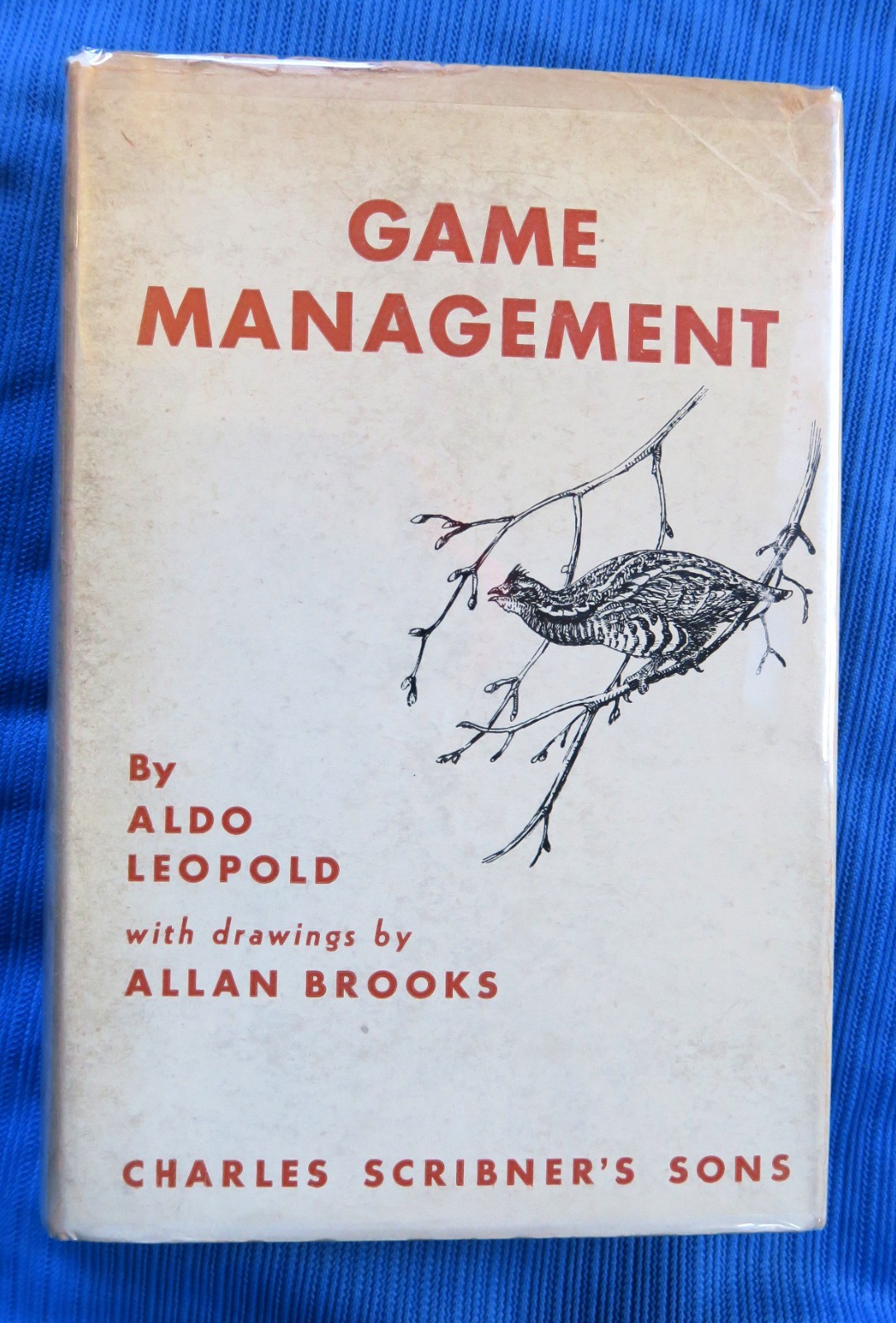 Game Management by Aldo Leopold, 1948 Illustrated Nature HC DJ Scribner