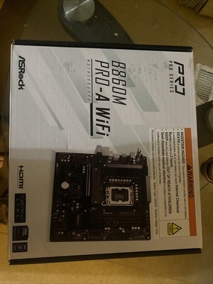 B860M PRO-A WiFi Motherboard Pro Series ASRock MICRO ATX