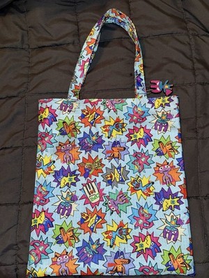 Paperchase bag lined tote shoulder medium boho superhero magnetic closure pretty