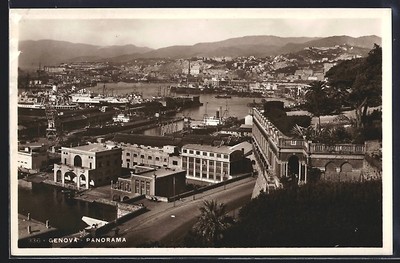 Ansichtskarte Genova, Panorama 