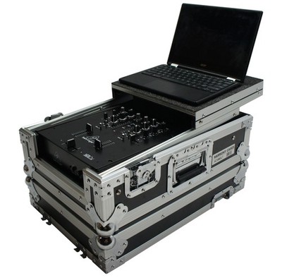 Harmony HC10MIXLT Flight DJ Laptop Glide 10'' Mixer Custom Case fits Traktor Z2