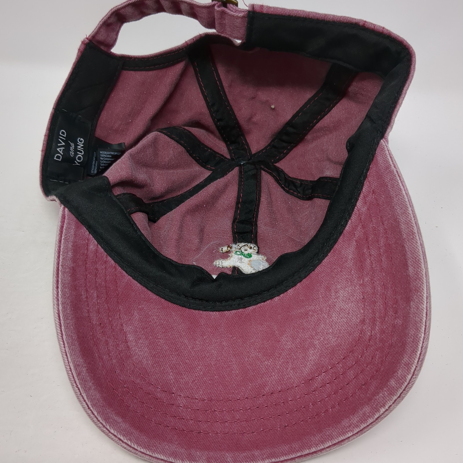 Oh Snap! Gingerbread Slideback Hat Red One Size S… - image 7