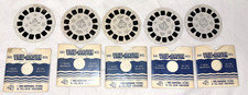Lot Of 5 Vintage VIEW-MASTER REELS 3 Rainier Nat  l Park  Yellowstone  Oahu