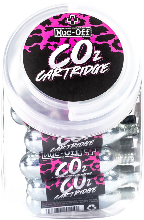 Картриджи Muc-Off с резьбой для CO2 по 25 г - Заправка для MTB велосипедов упаковка из 25 штук для быстрой шиномонтажа 23690₽