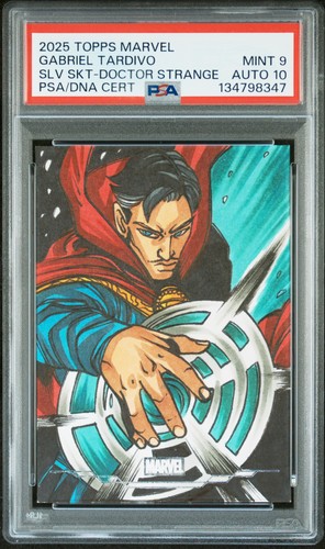 2025-2026 TOPPS MARVEL SKETCH CARDS ULISSES GABRIEL TARDIVO PSA 9 AUTO 10