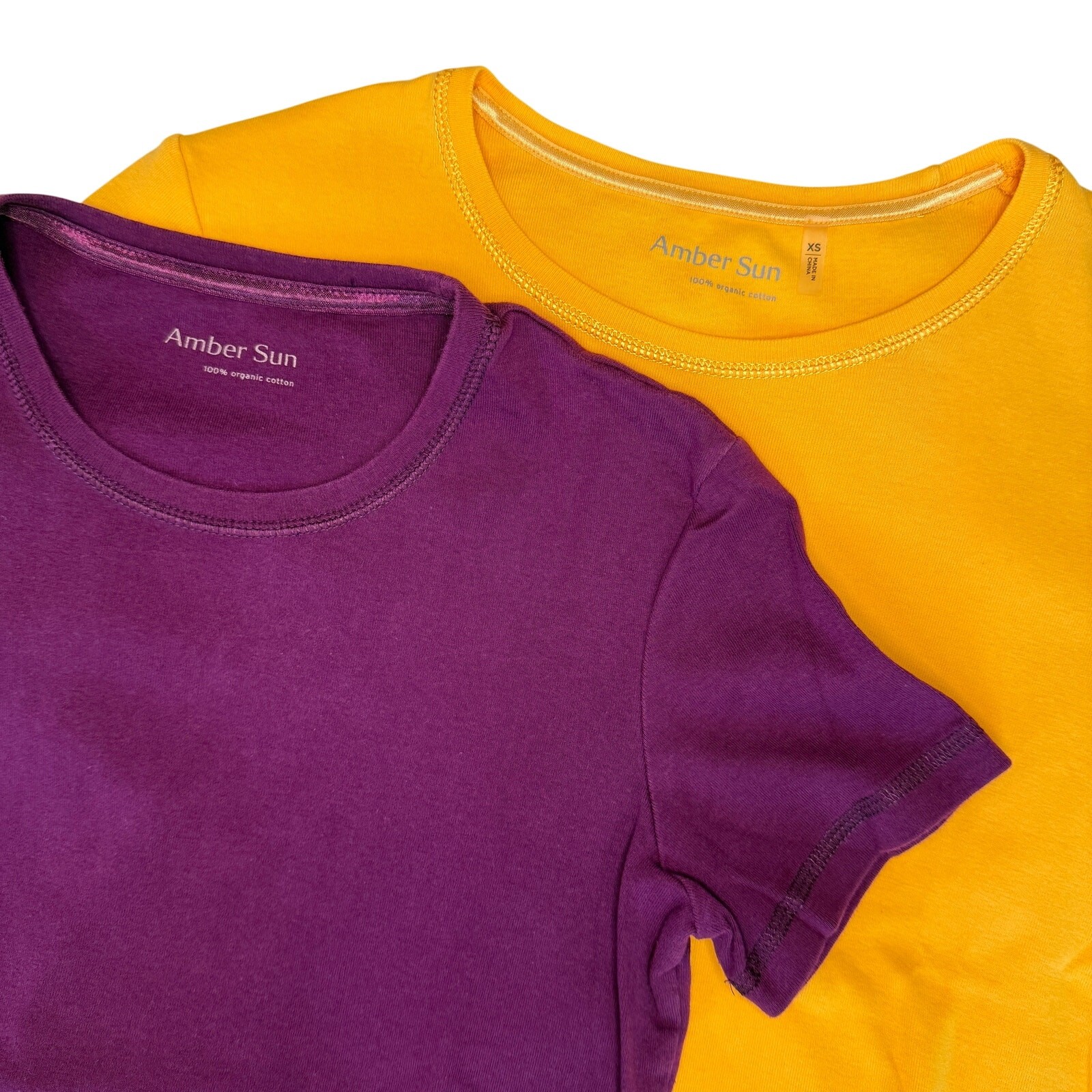Amber Sun Organic Cotton Basic Tee Bundle Women's… - image 1