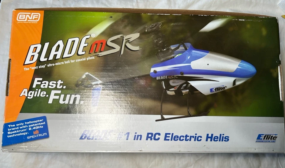 Blade MSR Eflite Helicopter BNF Radio Controlled ultra micro helicopter Works! - Image 2 of 4