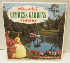 VIEW-MASTER PACKET A 961 BEAUTIFUL CYPRESS GARDENS FLORIDA FL VINTAGE VIEWMASTER