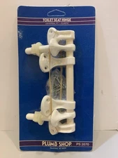 Plumb Shop  Toilet Seat Hinge White Plastic Universal Fit PS 2070 Brand New