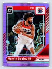 2024-25 Donruss Optic #43 Marvin Bagley III Hyper Pink Washington Wizards
