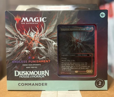 #ad MTG Endless Punishment Duskmourn Commander Deck New Factory Sealed $109.99