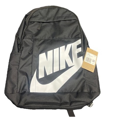 Nike Elemental Back pack black /white sportswear. Casual school New 