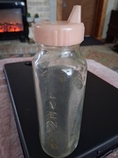 RARE Vintage Evenflo Baby/toddler Feeding Bottle With Pink Top