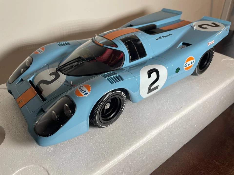 ** MINICHAMPS 125 706602 GULF PORSCHE 917KWINNER DAYTONA 24HR 1970 1:12 SCALE * - Image 4 of 4