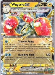 Wugtrio ex 060/162 Temporal Forces Double Rare Holo