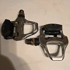 Shimano 105 SPD-SL Clipless Road Bike Pedals Pair Silver/Black