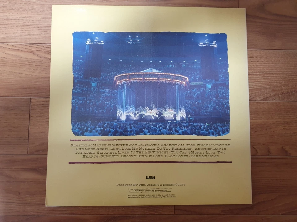 Phil Collins - Serious Hits Live 1990 Korea Orig Vinyl LP Genesis RARE - Image 3 of 4