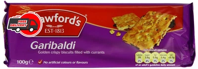 Garibaldi Biscuits, 100 Gram (Pack of 12)