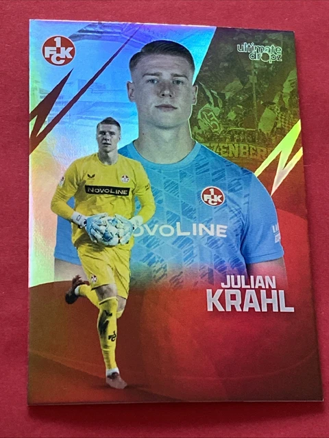 ULTIMATE DROPZ 2025 Karte JULIAN KRAHL Torwart 125 Jahre 1.FC Kaiserslautern FCK