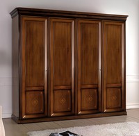 Luxus Schrank Kleiderschrank Italienische MöBel Schlafzimmer Echtholz SchräNke