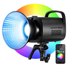 NEEWER CB100C APP Control 360 Full Color 130w RGB LED Continuous Video Light