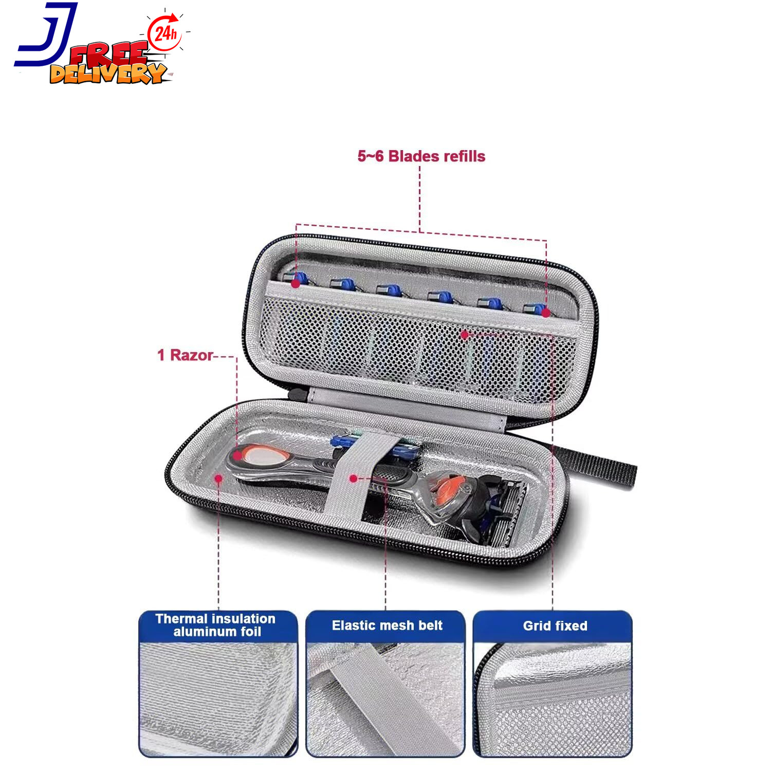 Safety Cover Travel Case, Compatible with Case-Black