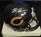 Brian Urlacher Chicago Bears HOF Autographed Signed Mini Helmet COA