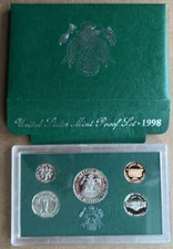 1998 Proof Set U.S. Mint Original Government Packaging OGP COA
