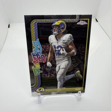 2025 Topps Chrome Football - Puka Nacua FS-23 Future Stars LA Rams