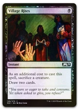 Village Rites #126 (Foil) (NM) Core Set 2021 M21 Magic MTG