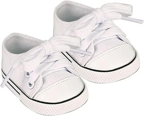 Doll Shoes - Lafufu Accessories Canvas Shoes Cool & Cute Shoes - White (No Doll) - Picture 5 of 6