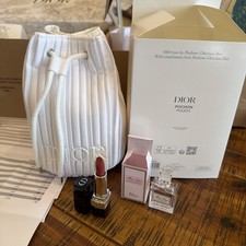 Dior BEAUTY POUCH mini lisptick and mini blooming bouquet parfume