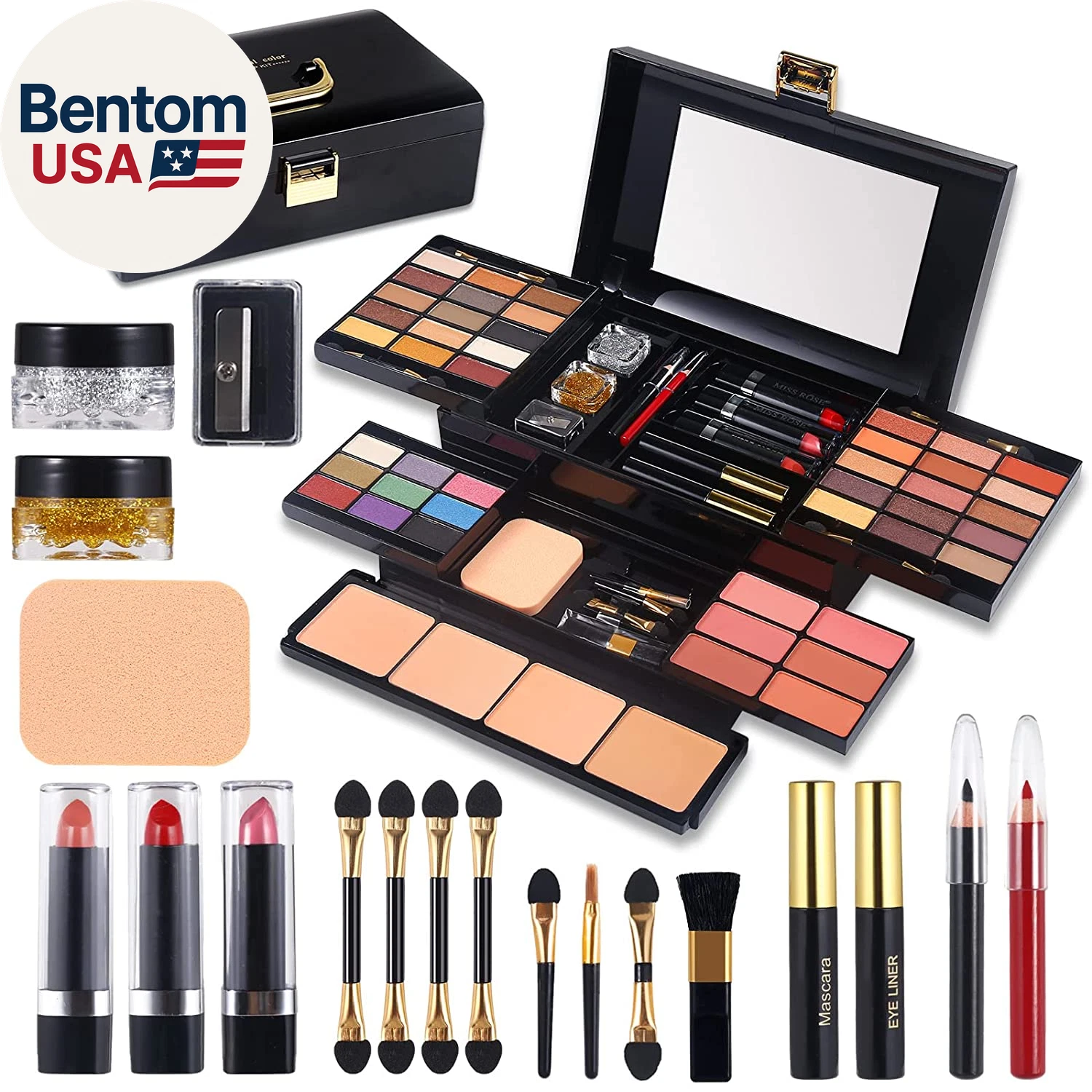 Professional Makeup Kit for Women Full Kit with Mirror 58 Colors All in One Make
Opens in a new wind