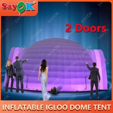 NEW Inflatable Igloo Dome Tent for Club Wedding Party Event W/Blower/Remote US