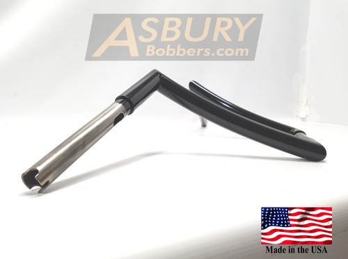 Classic Apes  Gloss Black  12" rise  Handlebars  Dyna, Softail, Sportster - Imagen 4 de 6