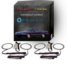 Blue Angel Eye Led Headlight Halo Kit For 1991-1996 Chevrolet Caprice Headlights Blue Angel Eye Led Headlight Halo Kit For 1991-1996 Chevrolet Caprice Headlights
