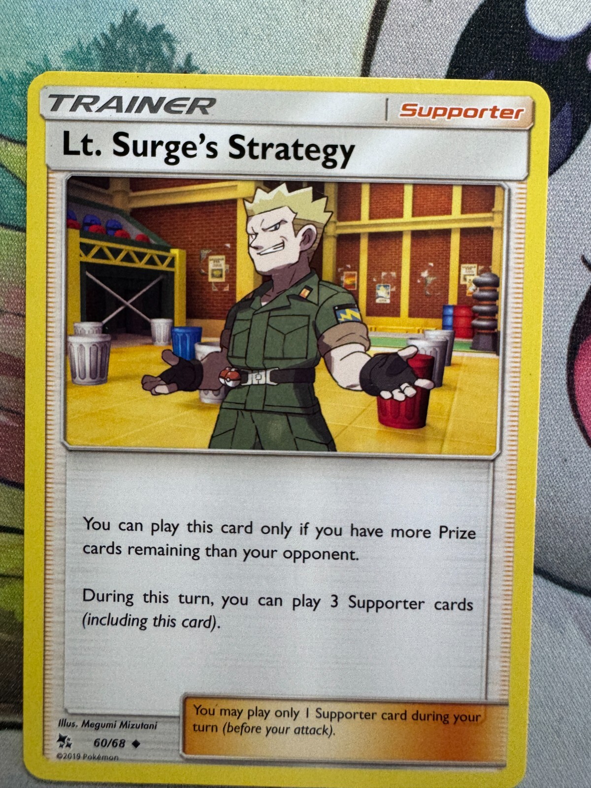 Lt. Surge's Strategy Non Holo English Pokemon TCG BKAG762