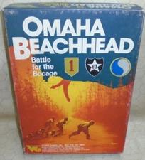 Omaha Beachhead WWII Battle Game COMPLETE & UNPUNCHED - Victory Games USA
