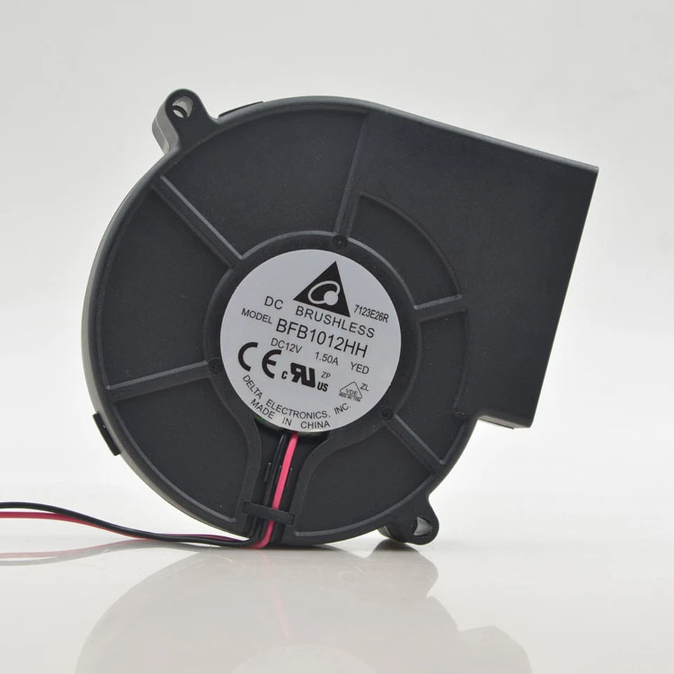 1pcs Blower Fan 12v 1.5A BFB1012HH 9733 9.7cm - Image 2 of 4