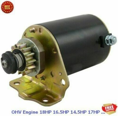 Starter Motor For Briggs Stratton OHV Engine 18HP 16.5HP 14.5HP 17HP 14HP 17.5HP